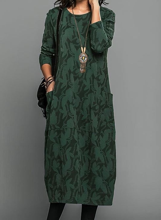 Monroe Botanical Midi Dress