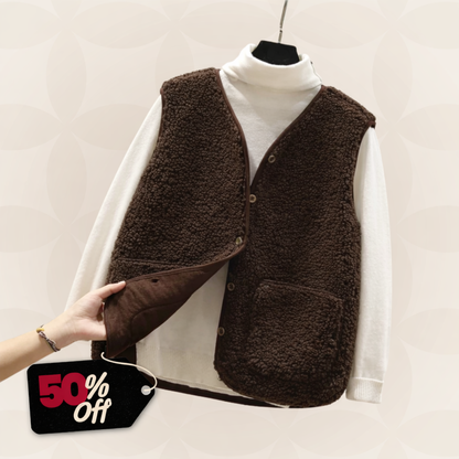 Noor Cozy Sherpa Vest