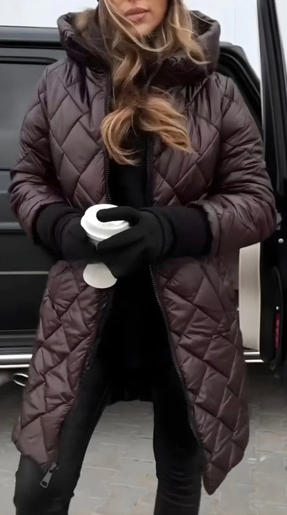 Vera Quilted Hooded Winter Coat