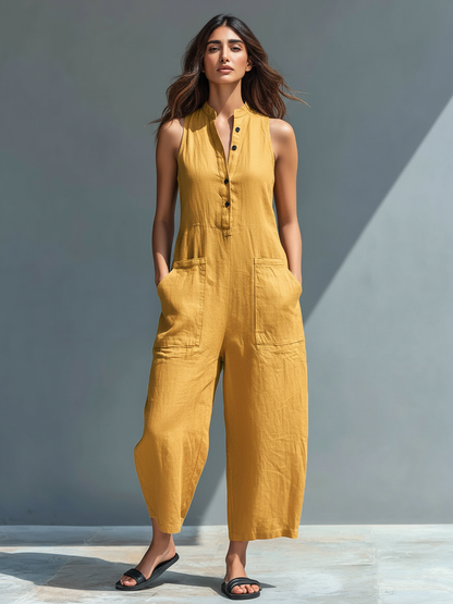 Claudia Relaxed Linen Trousers