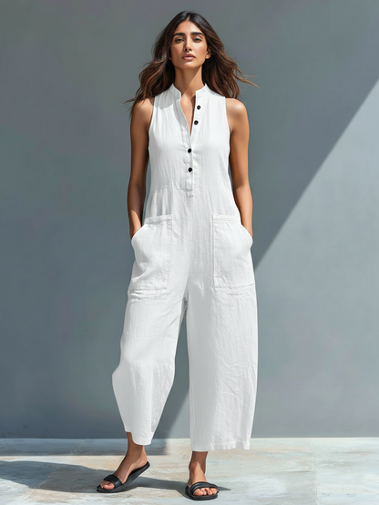 Claudia Relaxed Linen Trousers