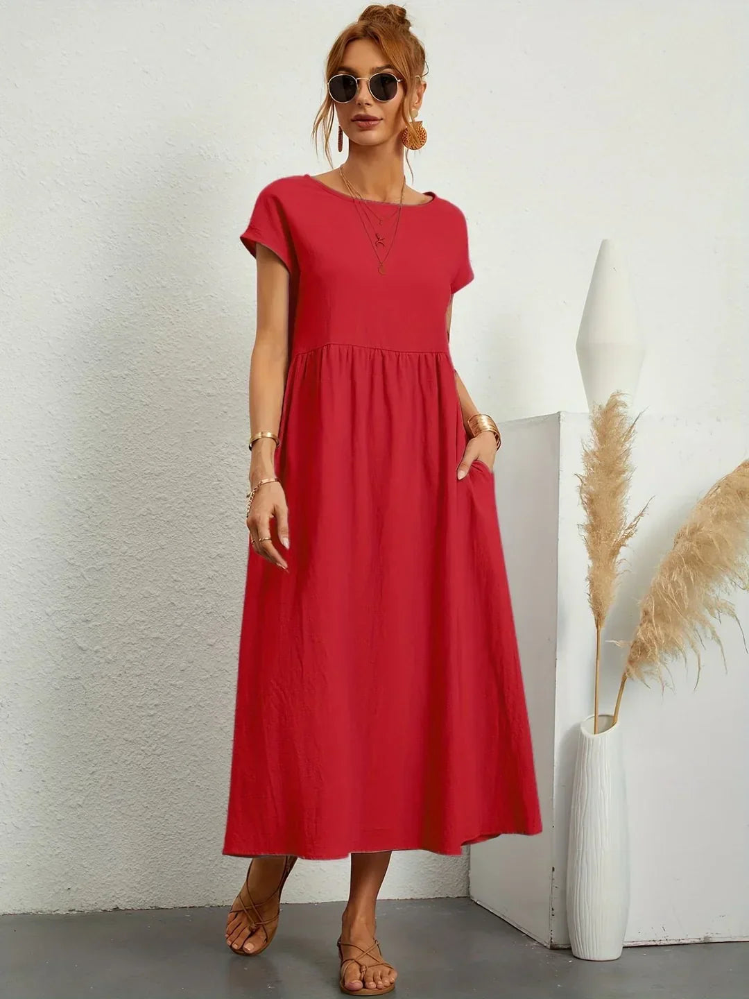 Maggy Soft Cotton Maxi Dress