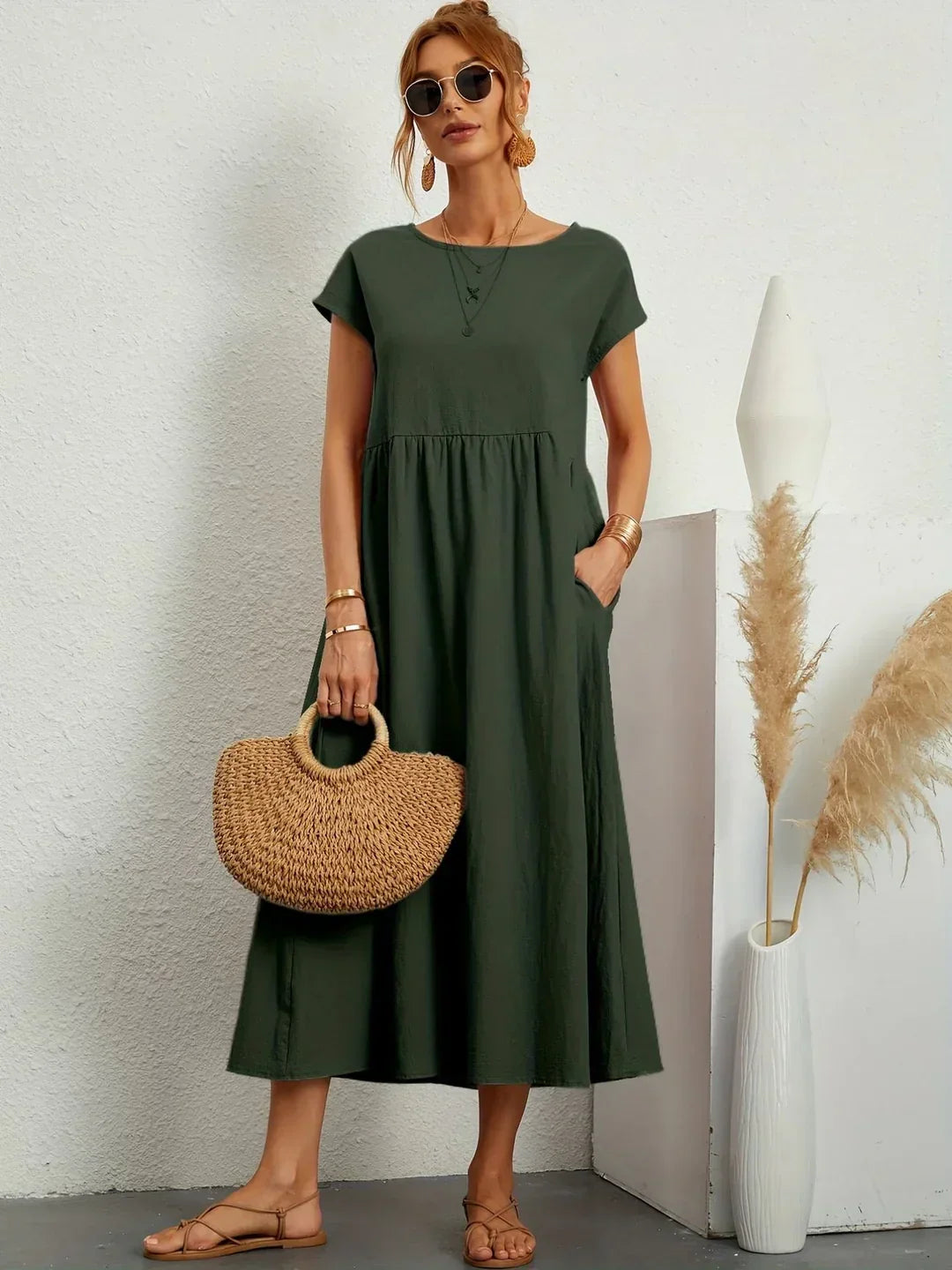 Maggy Soft Cotton Maxi Dress