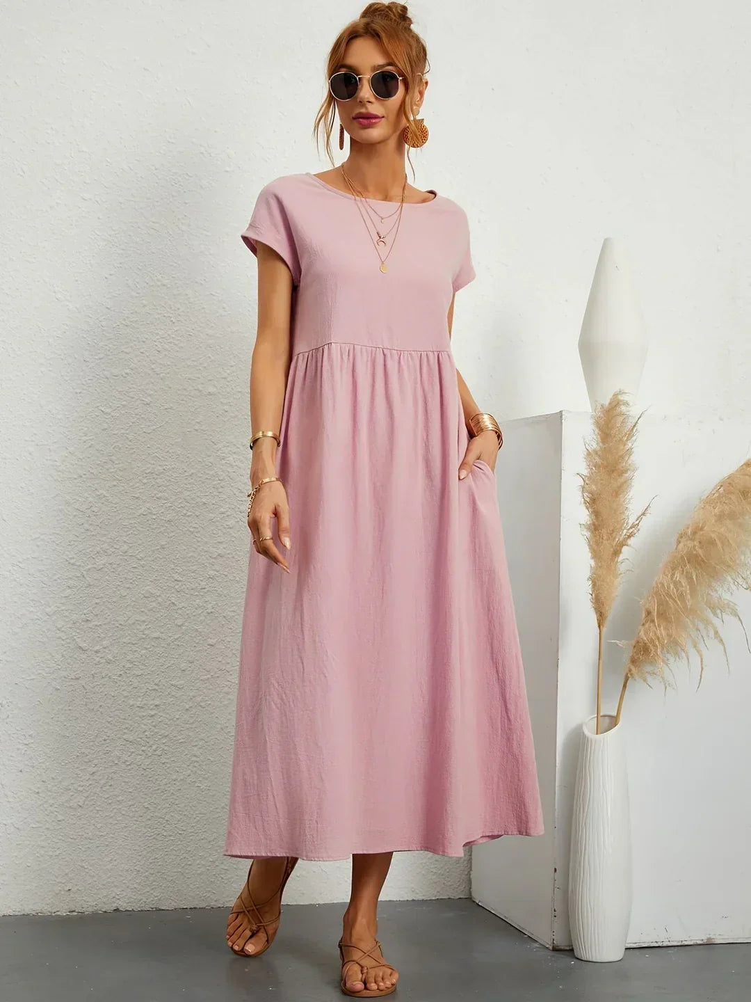 Maggy Soft Cotton Maxi Dress