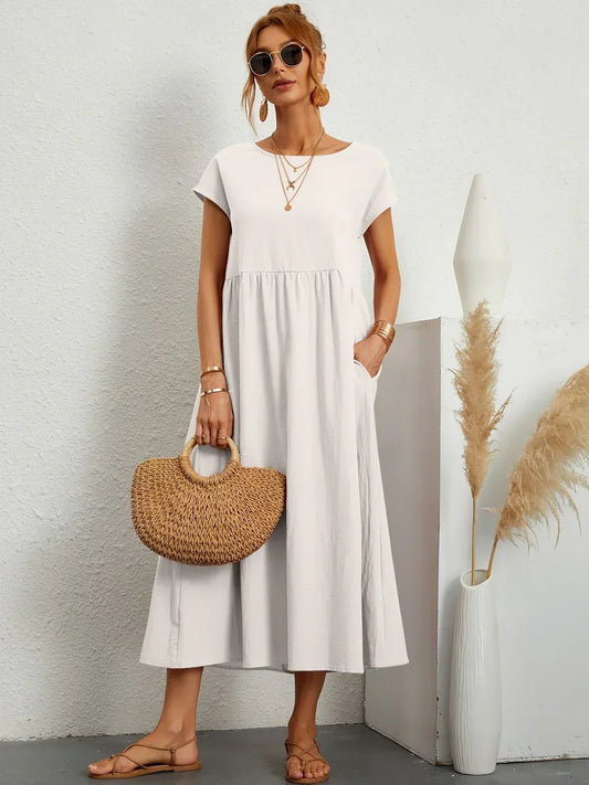 Maggy Soft Cotton Maxi Dress