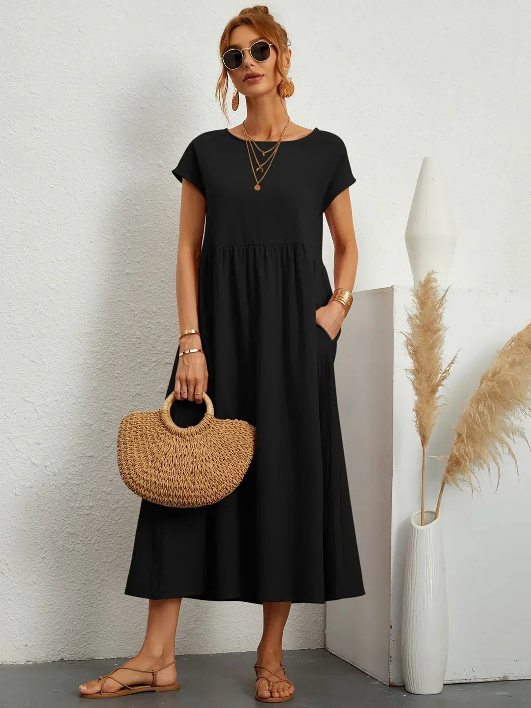 Maggy Soft Cotton Maxi Dress