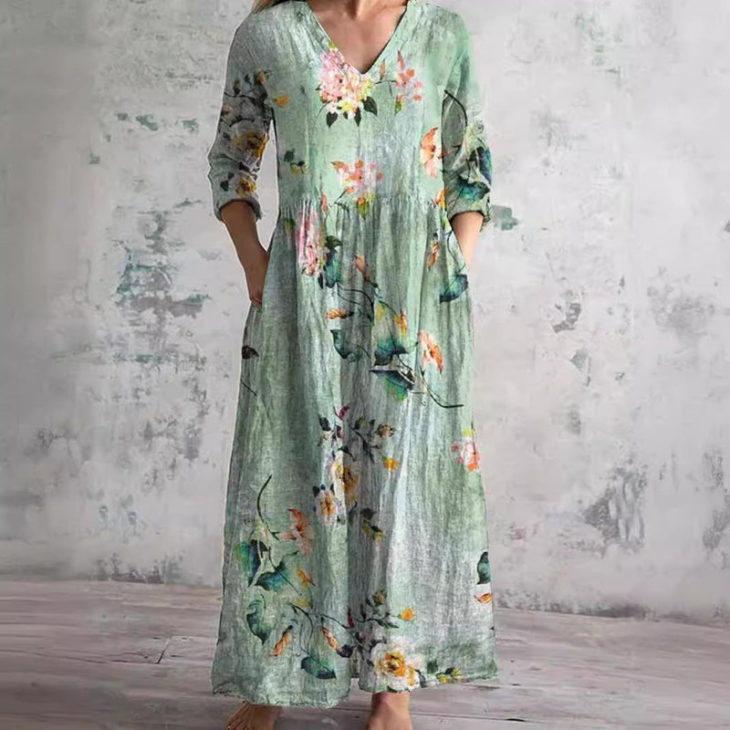 Saule Floral Maxi Dress