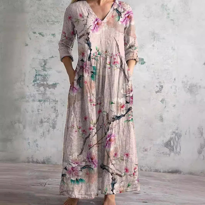 Saule Floral Maxi Dress