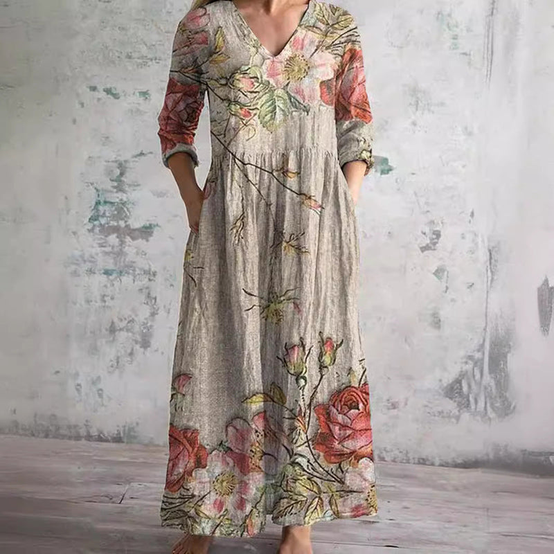 Saule Floral Maxi Dress
