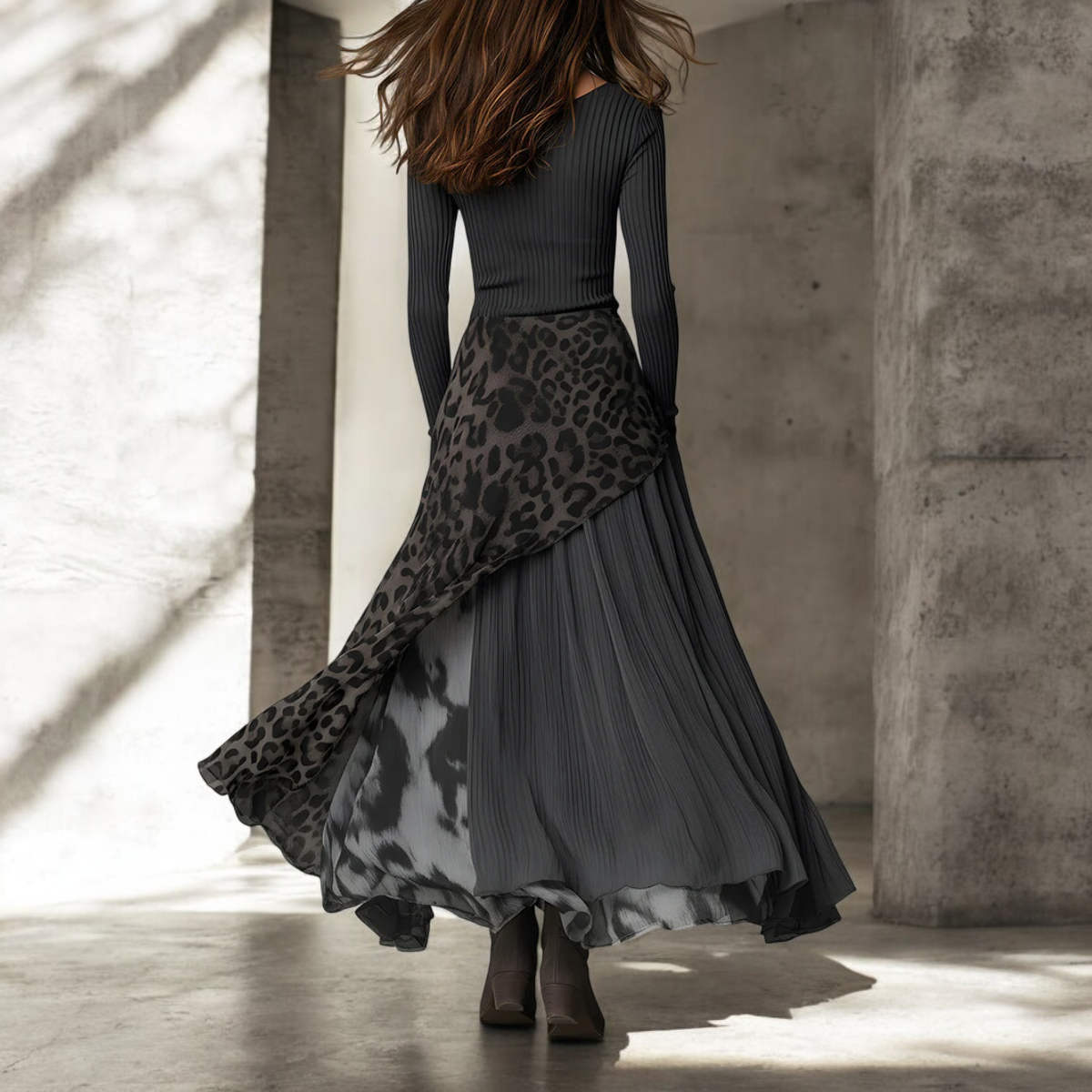 Valencia Asymmetrical Maxi Dress