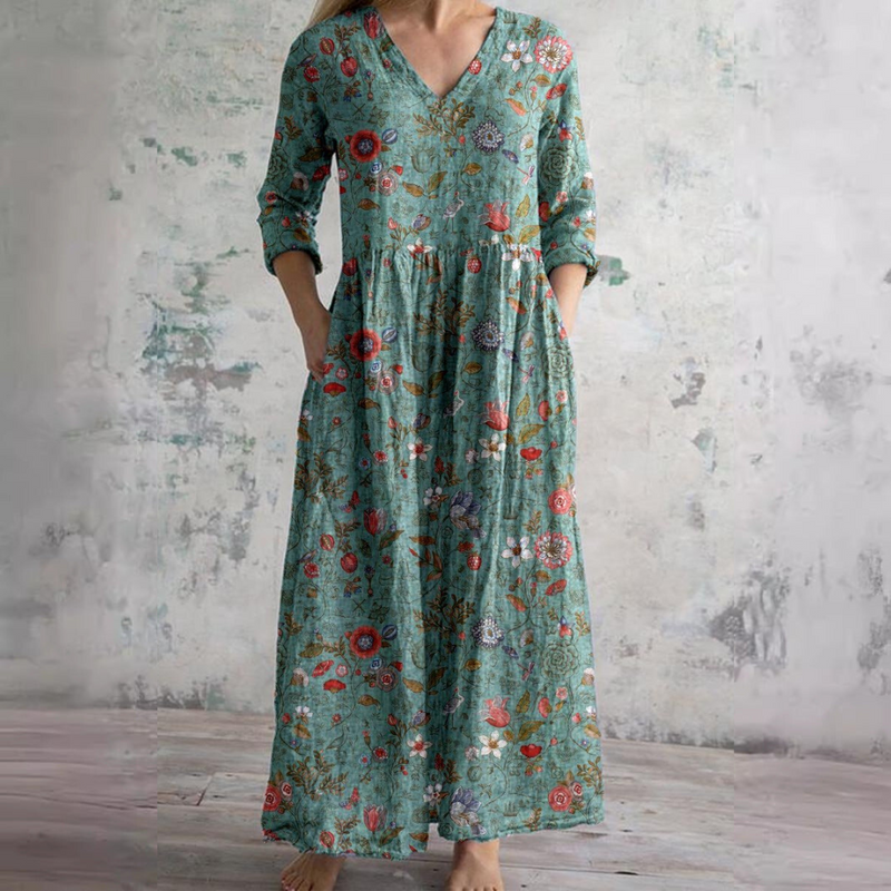 Saule Floral Maxi Dress