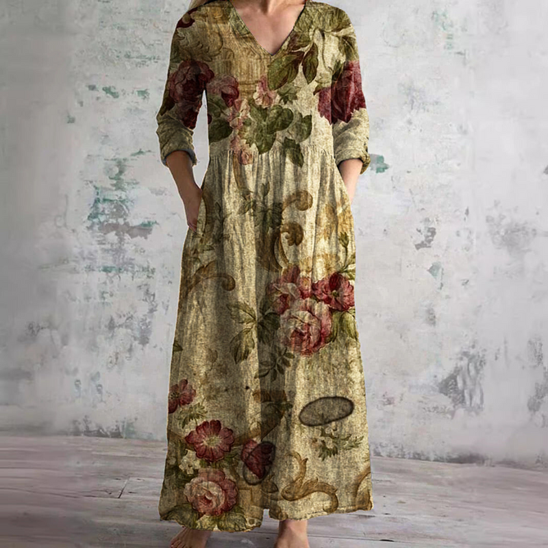 Saule Floral Maxi Dress