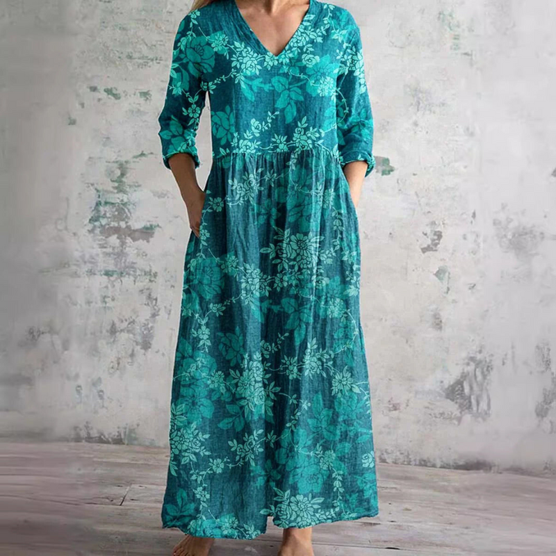 Saule Floral Maxi Dress