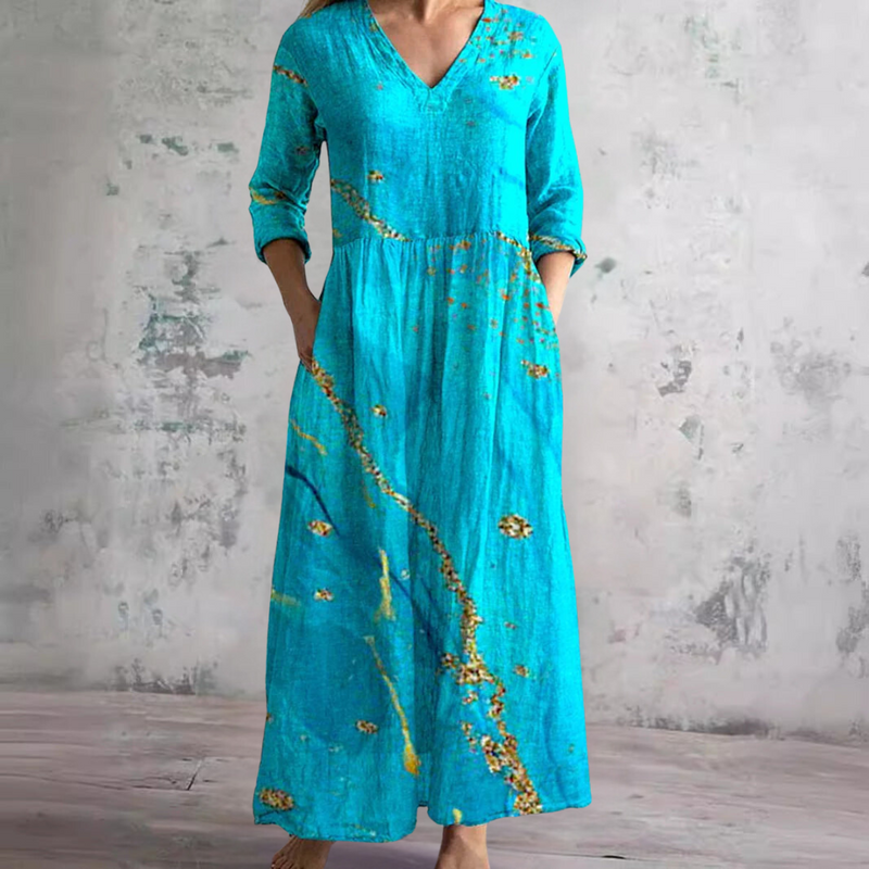 Saule Floral Maxi Dress