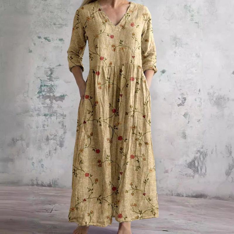 Saule Floral Maxi Dress