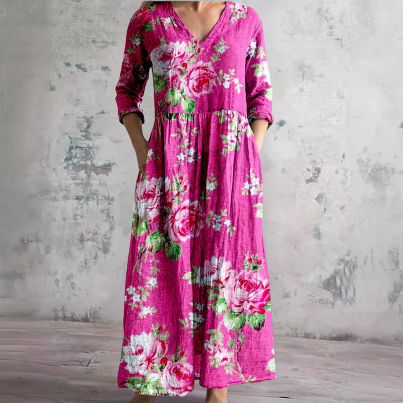 Saule Floral Maxi Dress