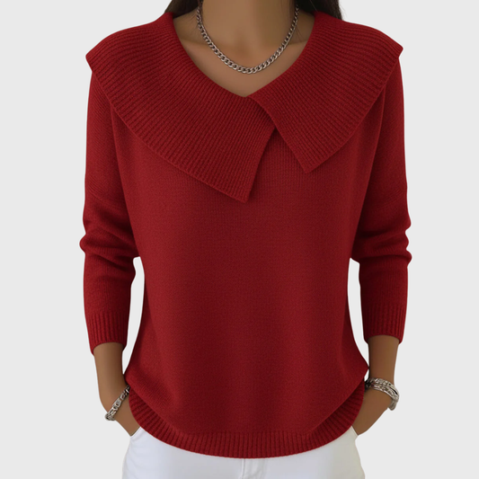 Margaux Elegant Collar Sweater