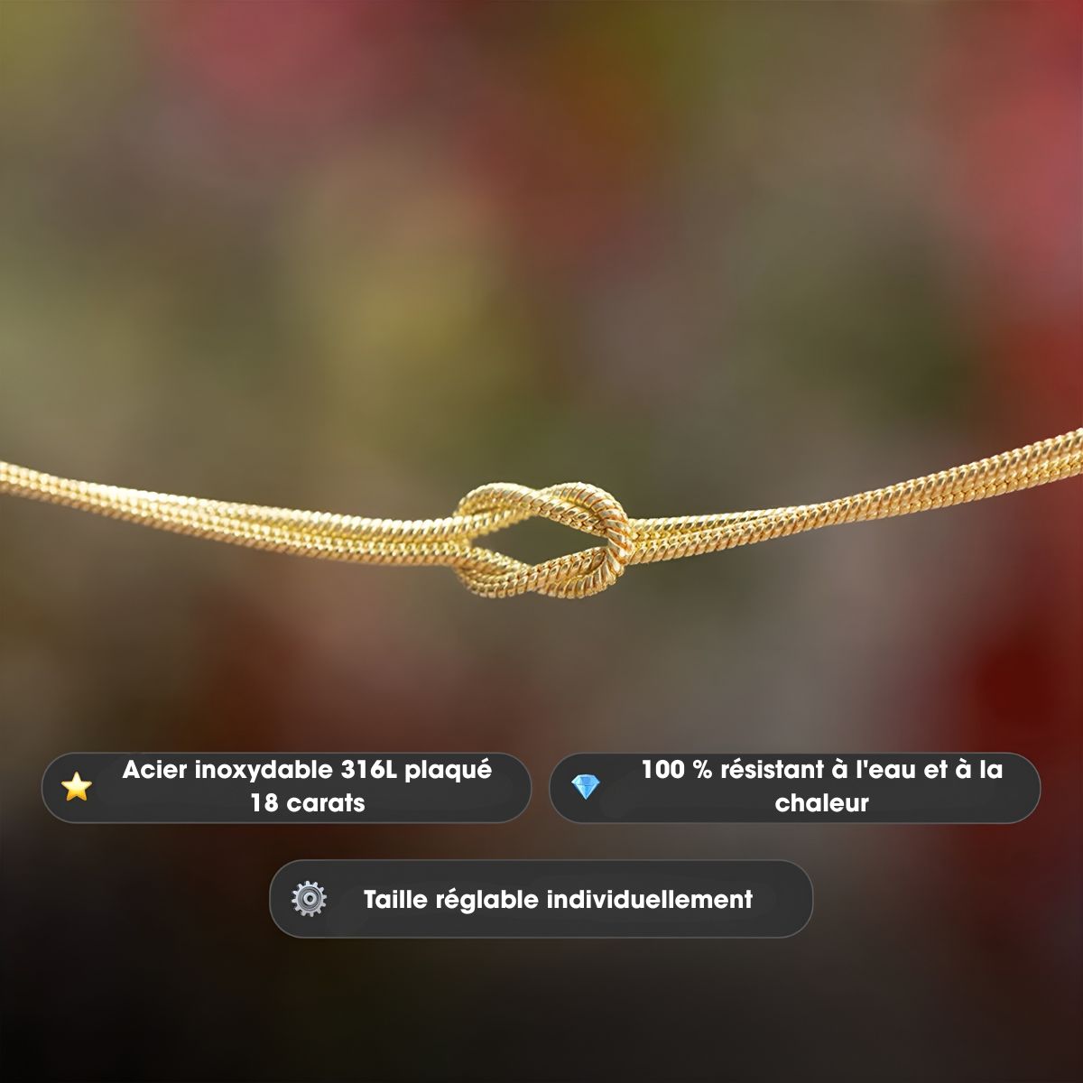 Serelina Knot Chain Bracelet