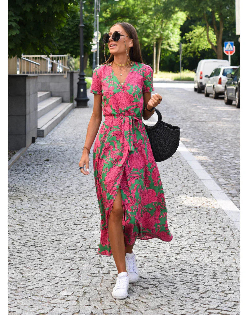 Camellia Floral Midi Dress