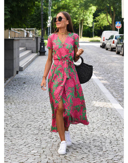 Camellia Floral Midi Dress