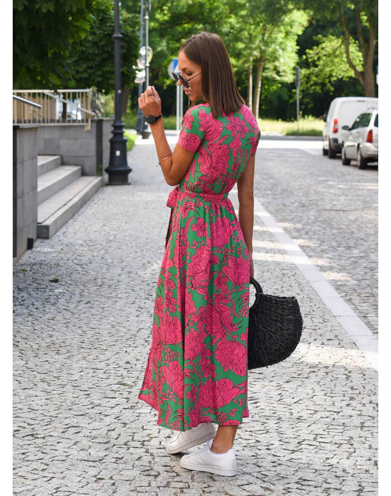 Camellia Floral Midi Dress