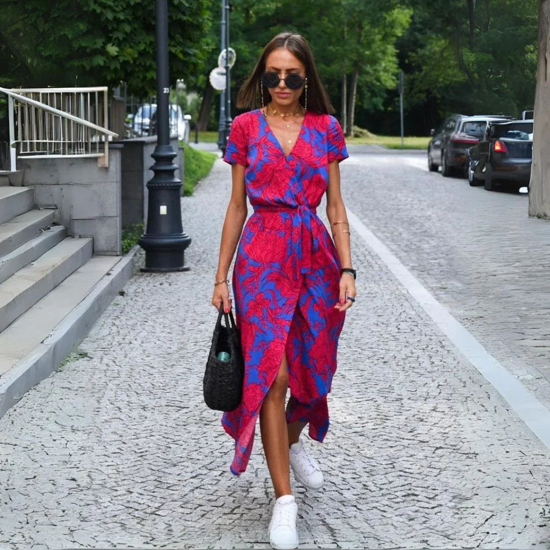Camellia Floral Midi Dress