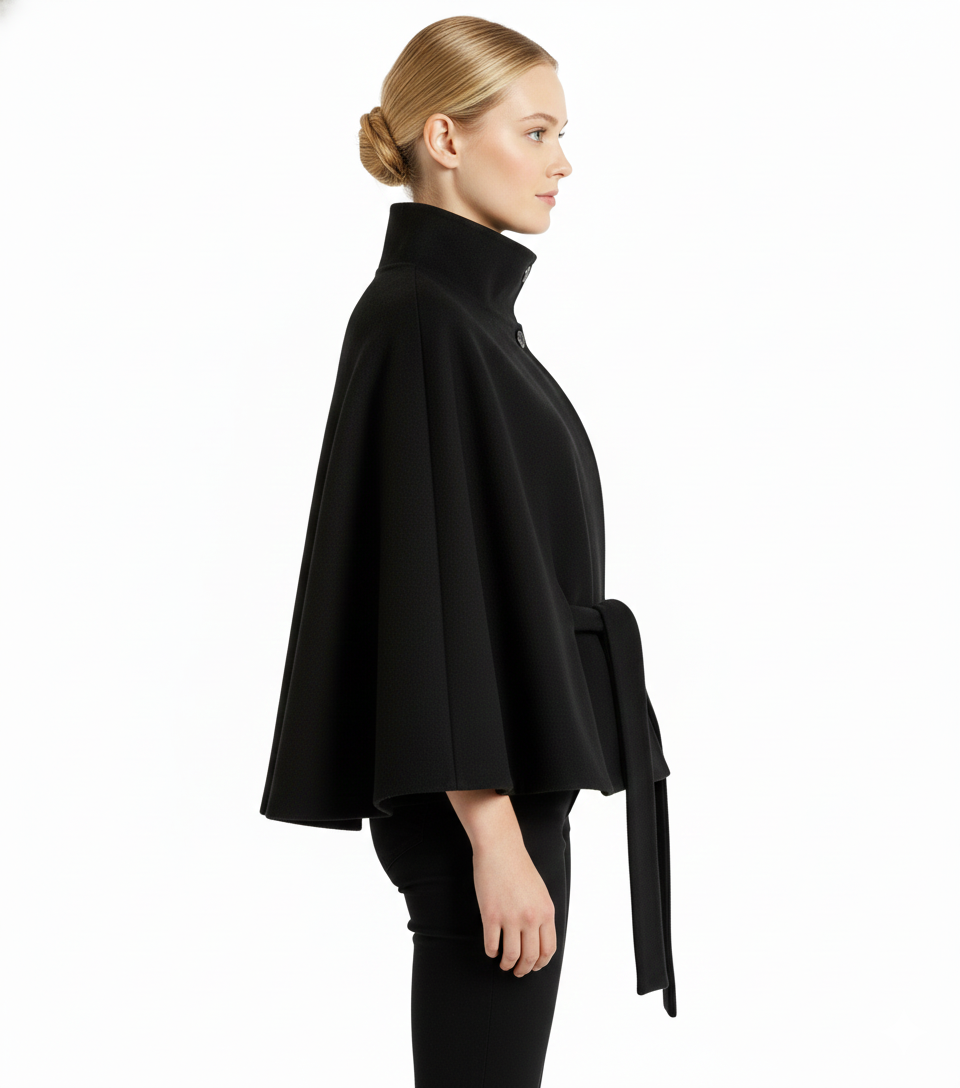Sofia – Women's Wool Coat with Elegant Collar