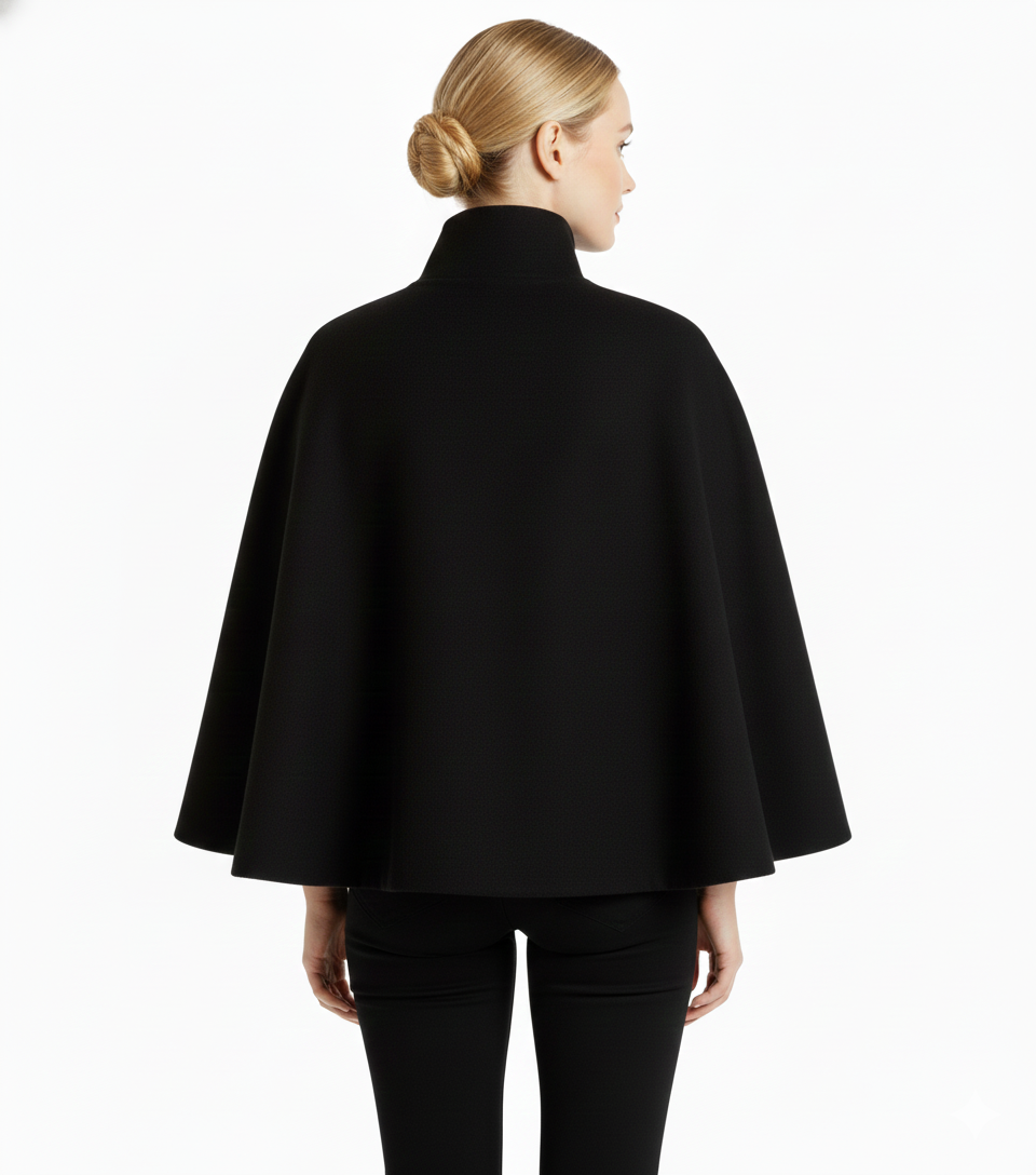Sofia – Women's Wool Coat with Elegant Collar