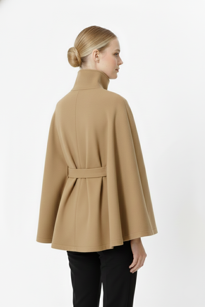 Sofia – Women's Wool Coat with Elegant Collar