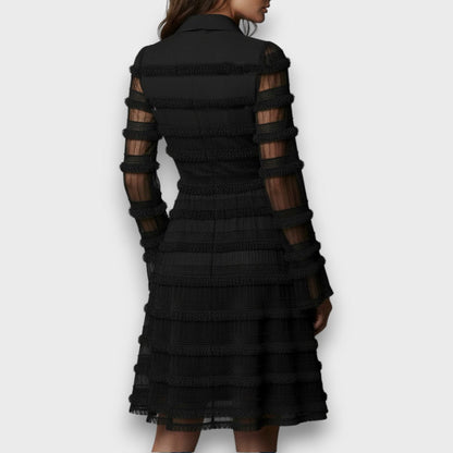 Ismeria Sheer Lace Dress