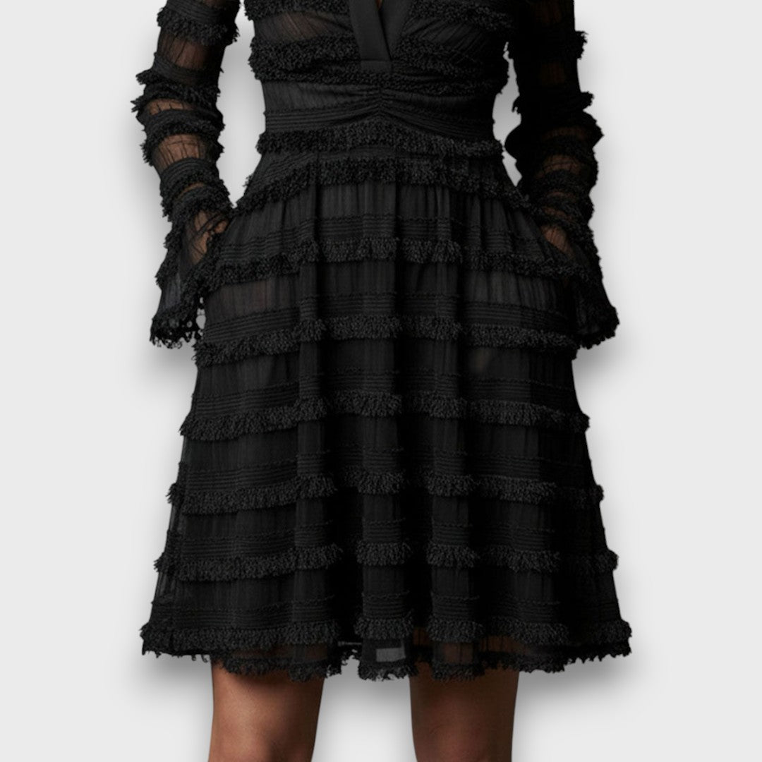 Ismeria Sheer Lace Dress