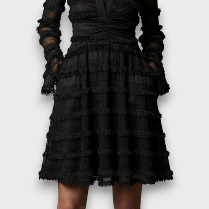 Ismeria Sheer Lace Dress