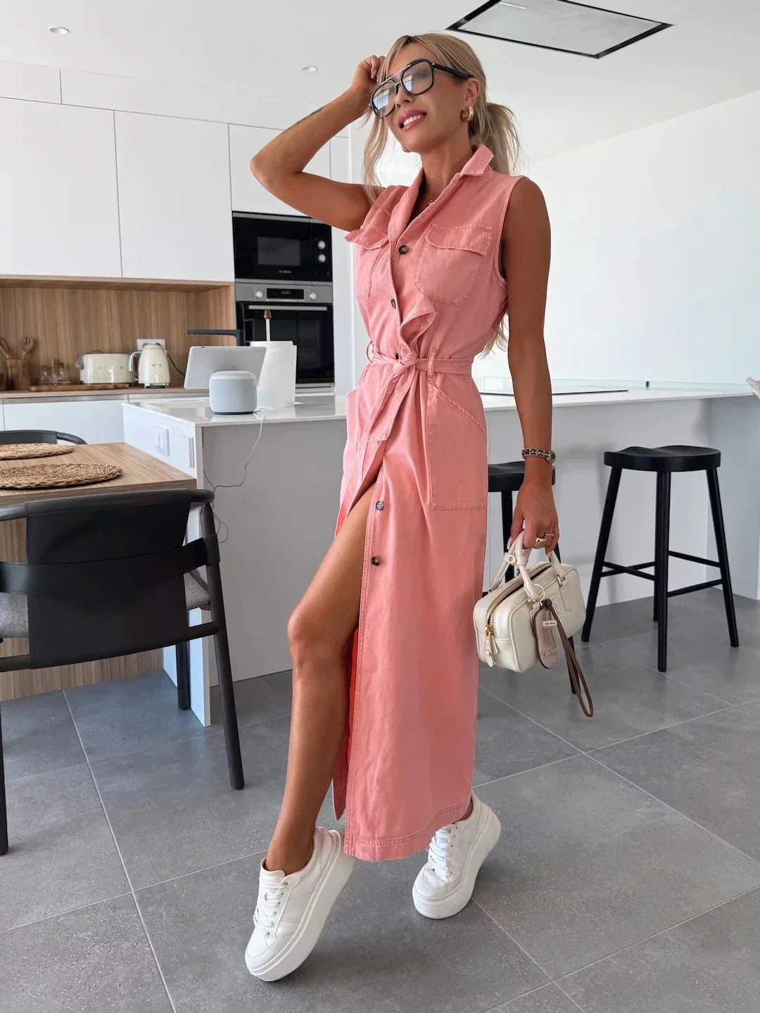 Diane Denim Statement Dress