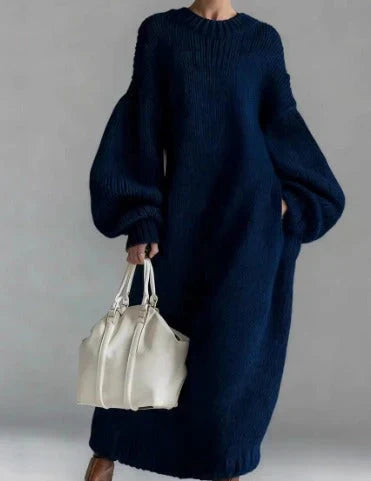 Havana | Women's Oversized Knit Sweater Maxi Dress