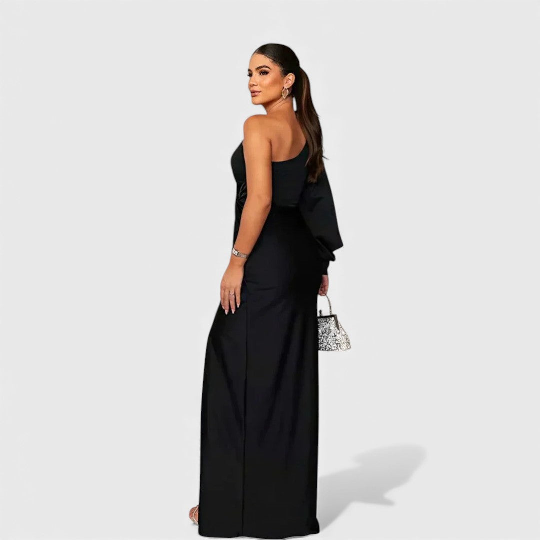 Isabella One Shoulder Evening Gown