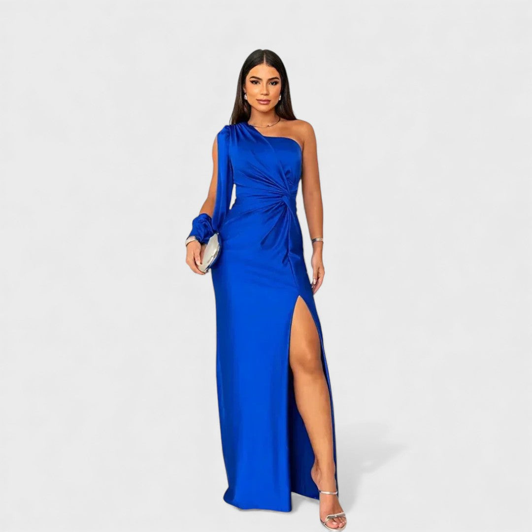 Isabella One Shoulder Evening Gown