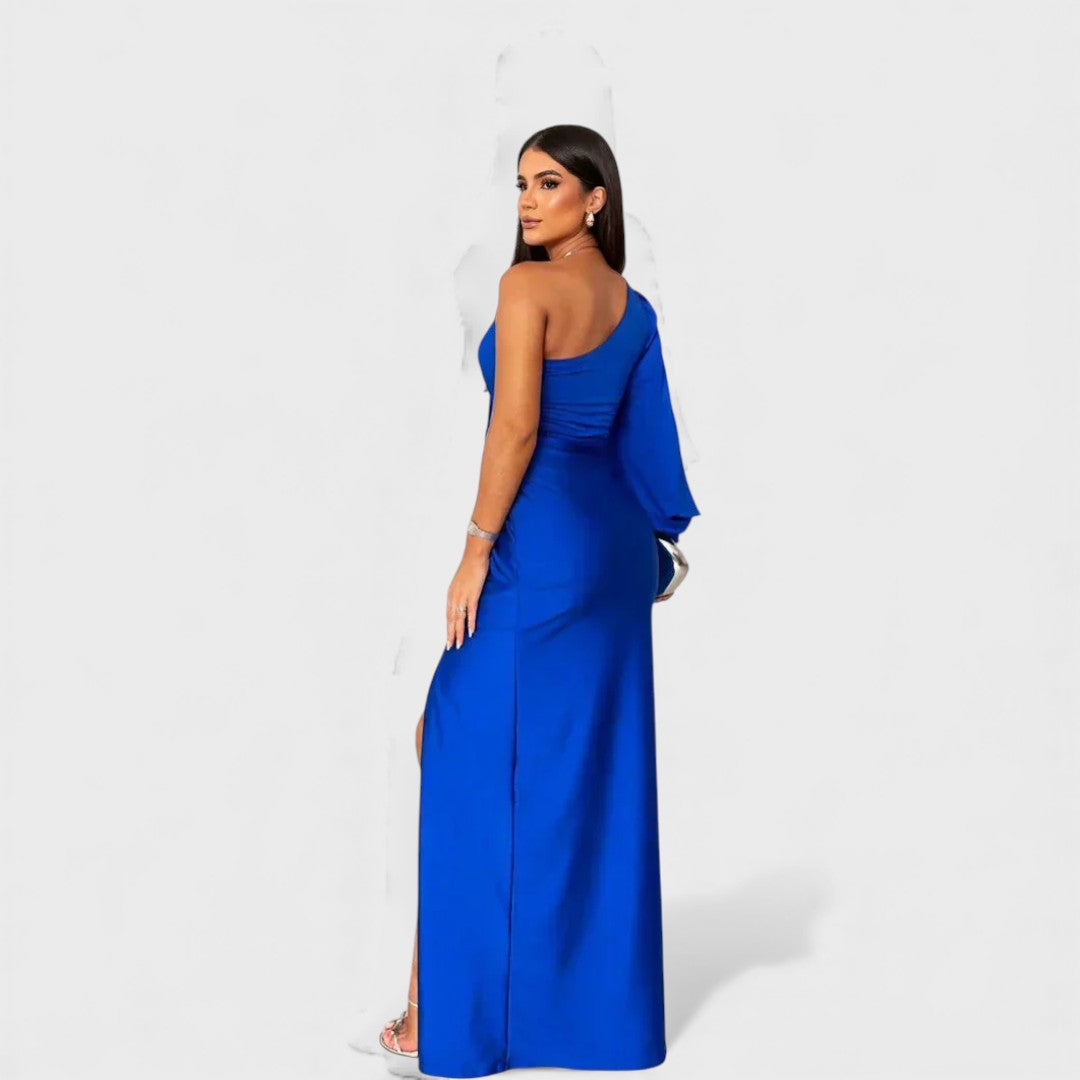 Isabella One Shoulder Evening Gown