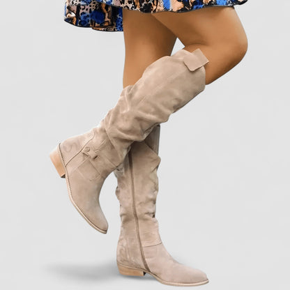 Laeticia | Women's Knee High Slouch Boots