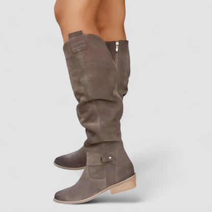 Laeticia | Women's Knee High Slouch Boots