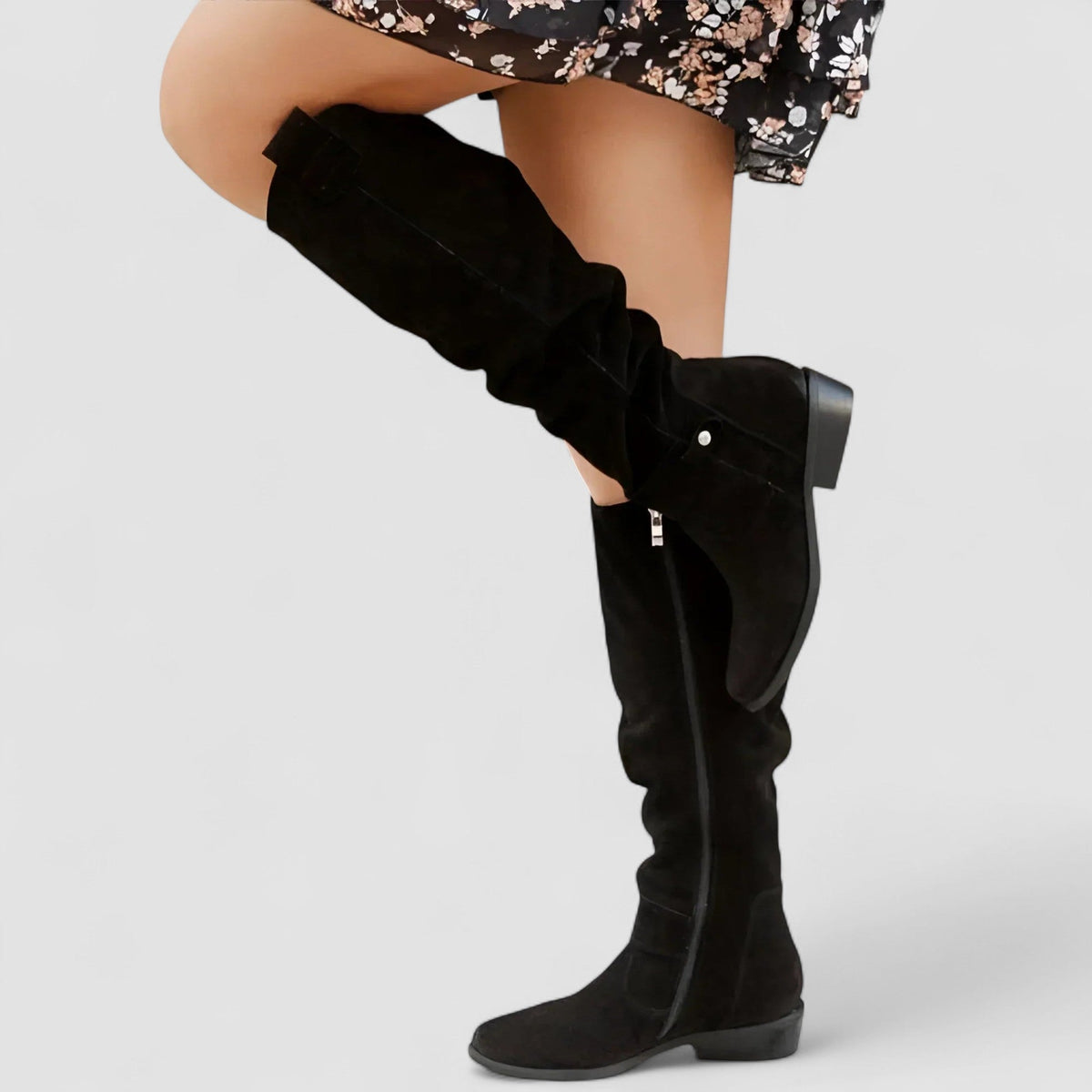 Laeticia | Women's Knee High Slouch Boots