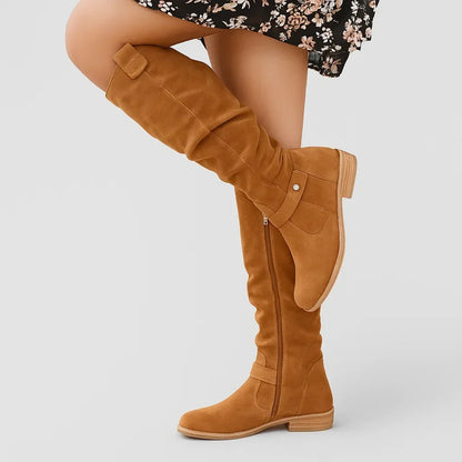 Laeticia | Women's Knee High Slouch Boots