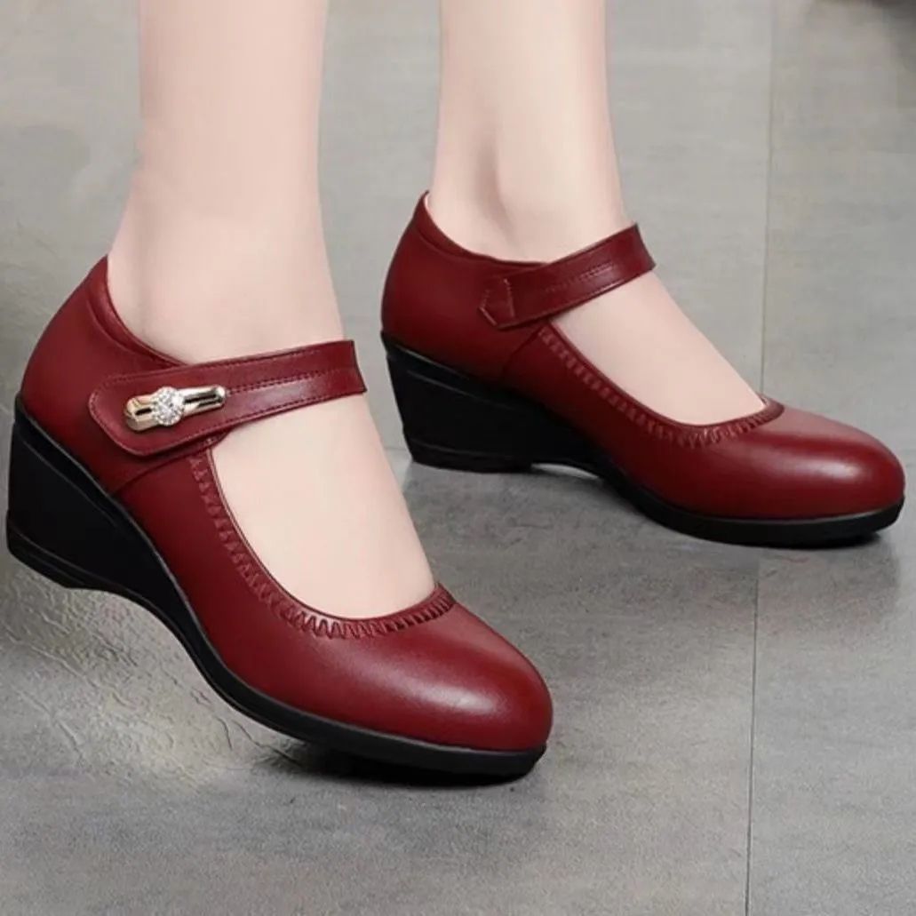 Delphine Comfort Mary Jane Wedge