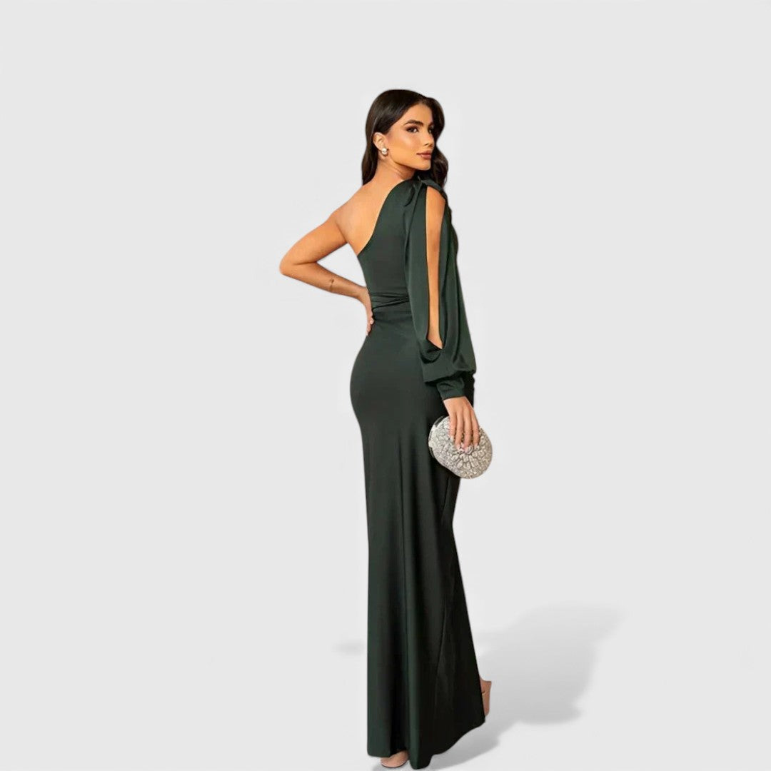 Isabella One Shoulder Evening Gown
