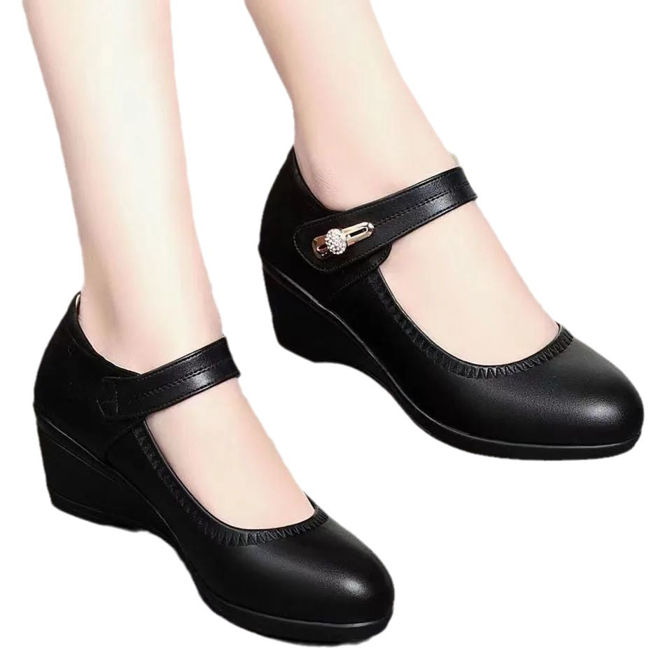 Delphine Comfort Mary Jane Wedge