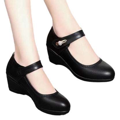 Delphine Comfort Mary Jane Wedge