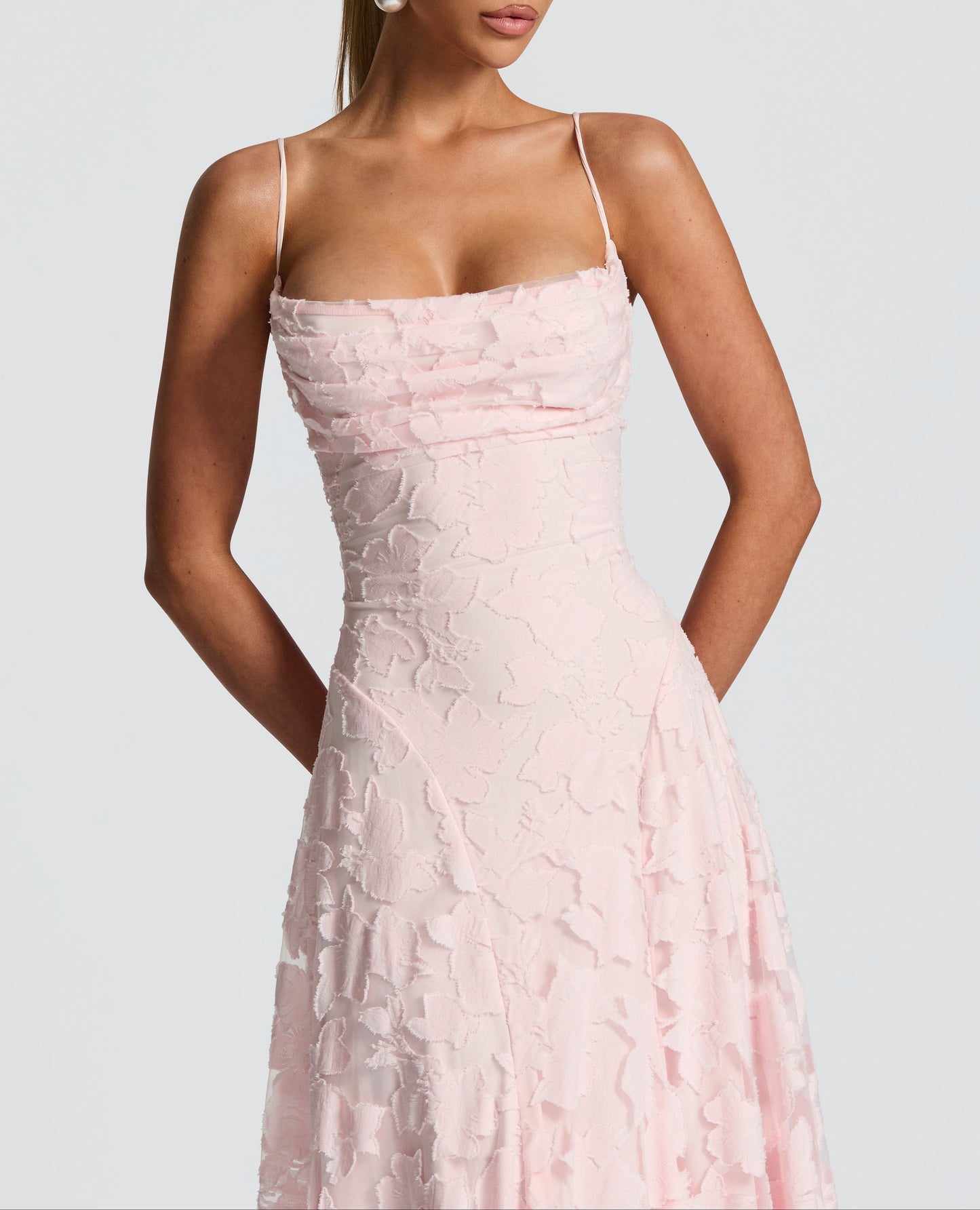 Rhoda Elegant Lace Evening Dress