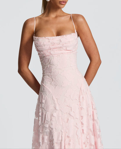 Rhoda Elegant Lace Evening Dress