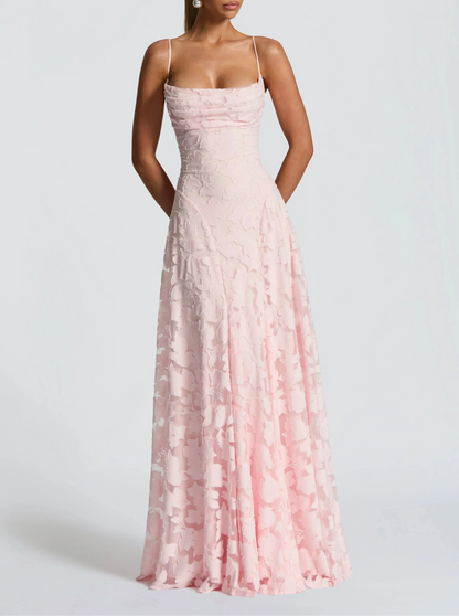 Rhoda Elegant Lace Evening Dress