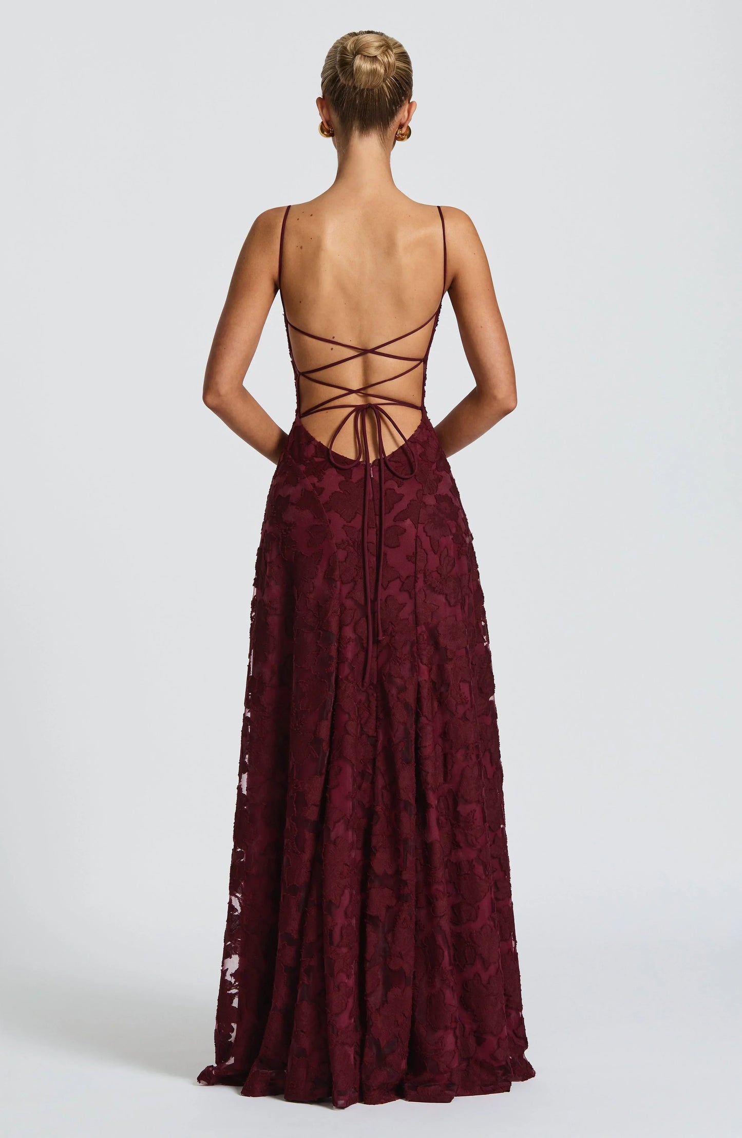 Rhoda Elegant Lace Evening Dress