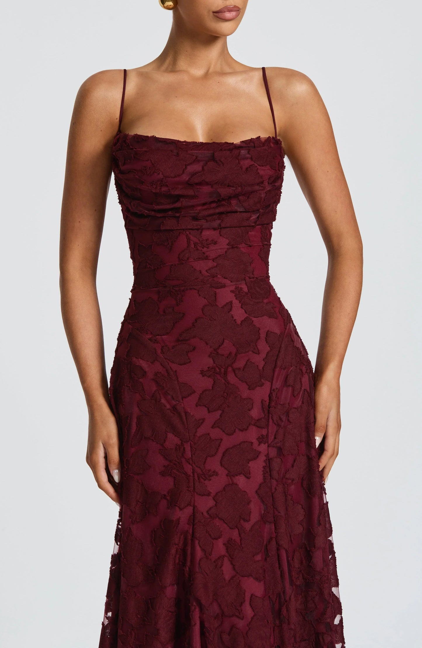 Rhoda Elegant Lace Evening Dress